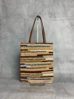Alternative view of MIU MIU Totes Bags Cotton Lining (Brown-Beige) 30X38CM G50202608090969