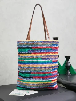 Alternative view of MIU MIU Totes Bags Cotton (Multi-Color) 30X38CM G50202608090759