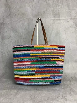 Alternative view of MIU MIU Totes Bags Cotton (Multicolor-Brown) 40X34X16CM G80202608090972