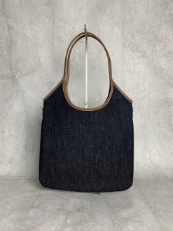 Alternative view of MIU MIU Totes Bags Denim (Denim Blue-Brown) 35X40X60 CM E50202608090116