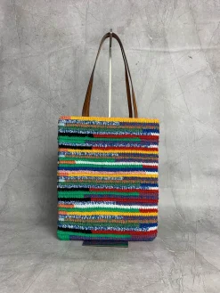 Alternative view of MIU MIU Totes Bags Fabric (Multicolor-Brown) 30X38CM G50202608090971