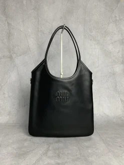 MIU MIU Totes Bags Leather (Black) 35X40X60 CM F50202608090118