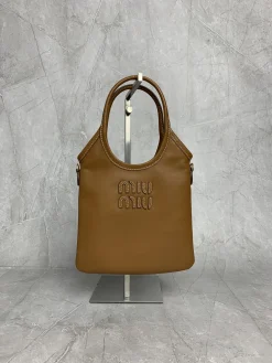 MIU MIU Totes Bags Leather (Brown) 20X24 E50202608090620