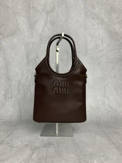 MIU MIU Totes Bags Leather (Brown) 20X24 E50202608090621
