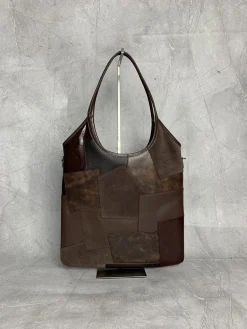 Alternative view of MIU MIU Totes Bags Leather (Brown-Black) 35X40X60CM G50202608090113
