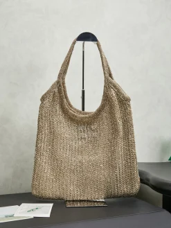 MIU MIU Totes Bags Sequin Mesh (Gold) 35X40CM G00202608090296