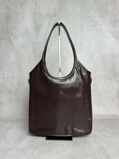 Alternative view of MIU MIU Totes Bags Waxed Calf Leather (Brown) 35X40CM F50202608091405