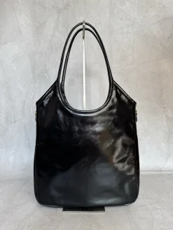 Alternative view of MIU MIU Totes Bags Waxed Leather (Black) 35X40CM F50202608091403