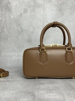 Alternative view of MIU MIU Trend Bags calfskin (Brown-Gold) 27X12X9CM G00202608091386