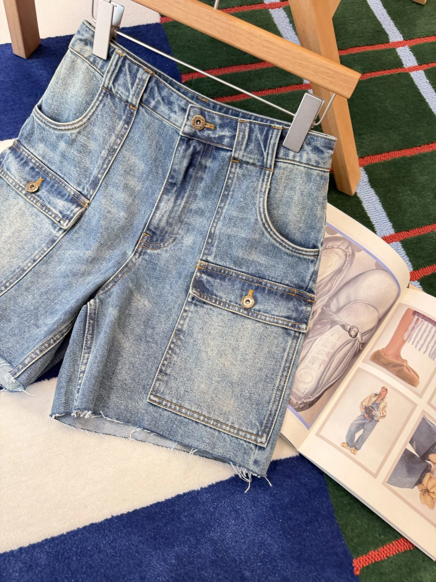 MIU MIU Trousers Denim S-L B85202608040675 - Image 2