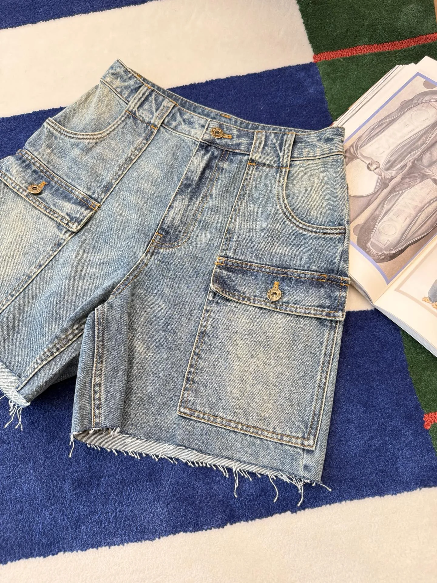 MIU MIU Trousers Denim S-L B85202608040675 - Image 3