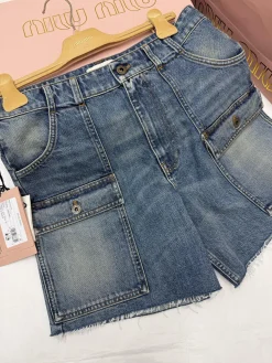 MIU MIU Trousers Denim S-M-L C25202608040499