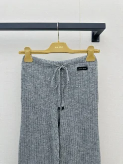 Alternative view of MIU MIU Trousers Silk Cashmere S-L D05202608041518