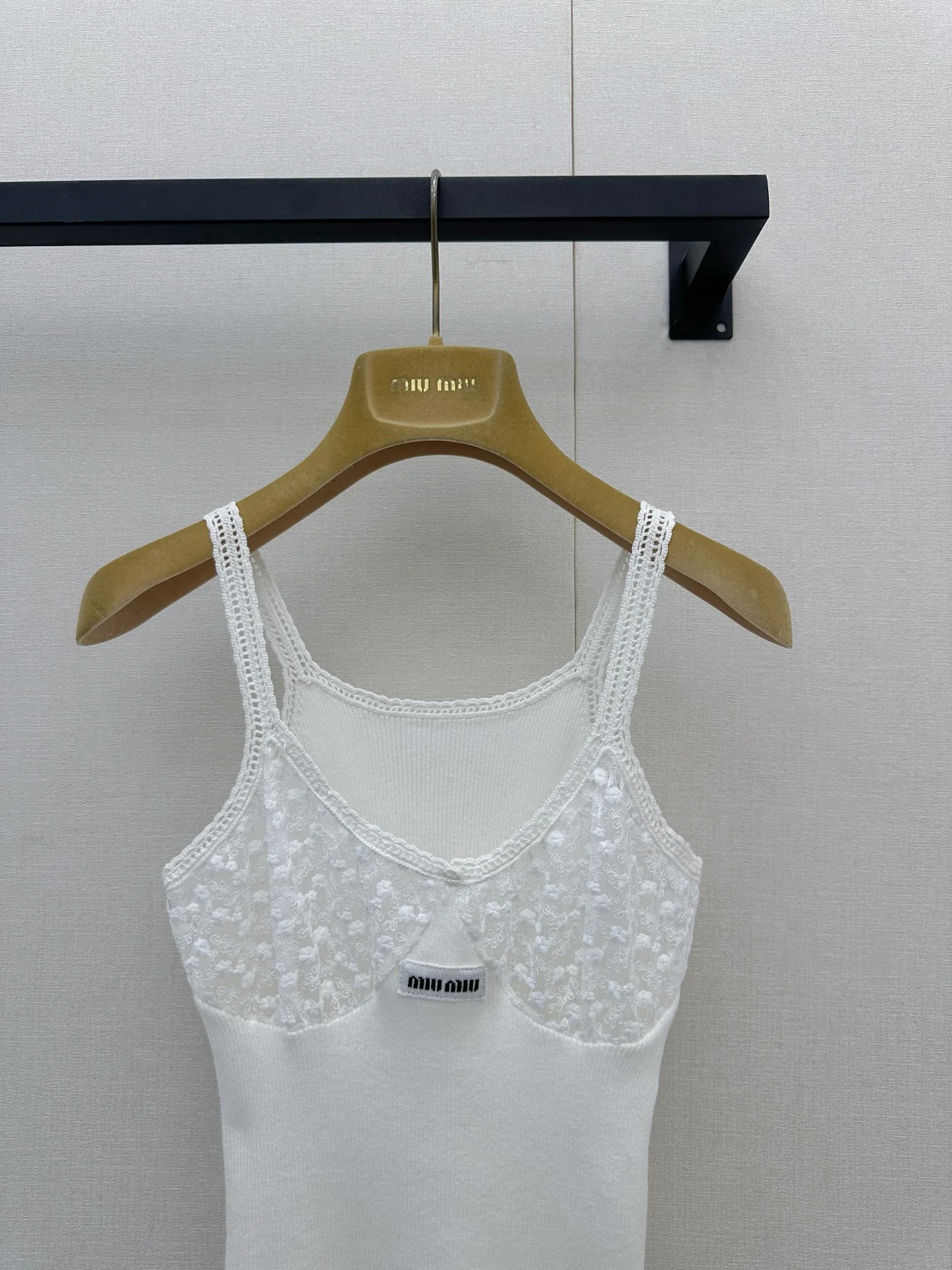 MIU MIU Vests Cotton Lace S-L C15202608042136 - Image 2