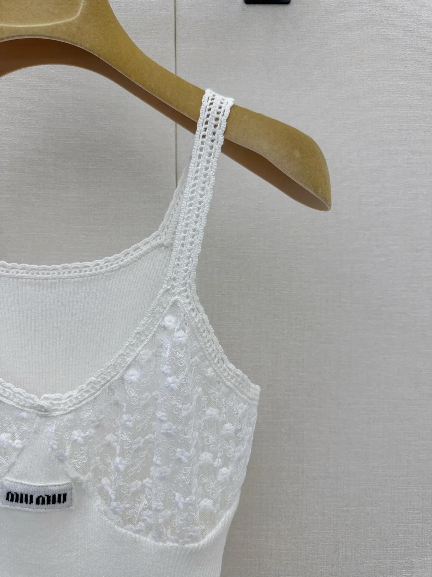 MIU MIU Vests Cotton Lace S-L C15202608042136 - Image 5