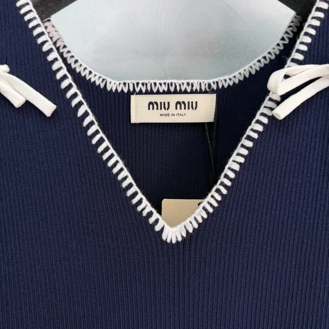 MIU MIU Vests Knit S M L A85202608040769 - Image 5