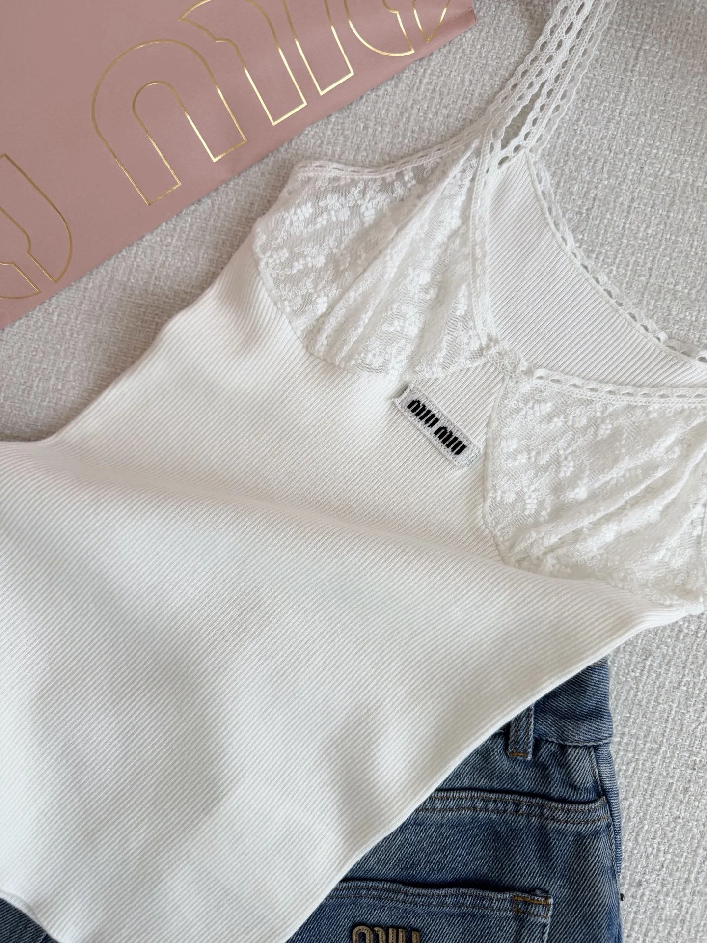 MIU MIU Vests Lace One Size B30202608041151 - Image 5