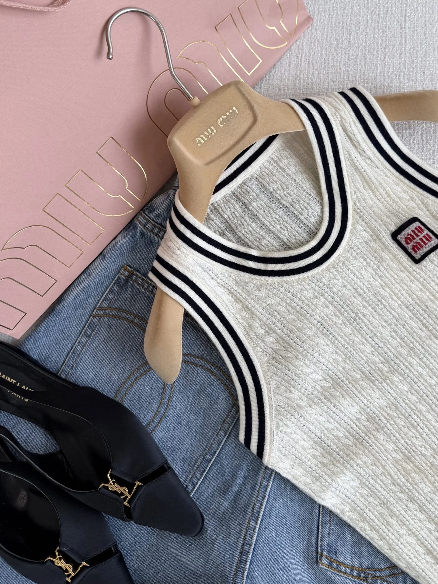 MIU MIU Vests S-L B35202608040195 - Image 2