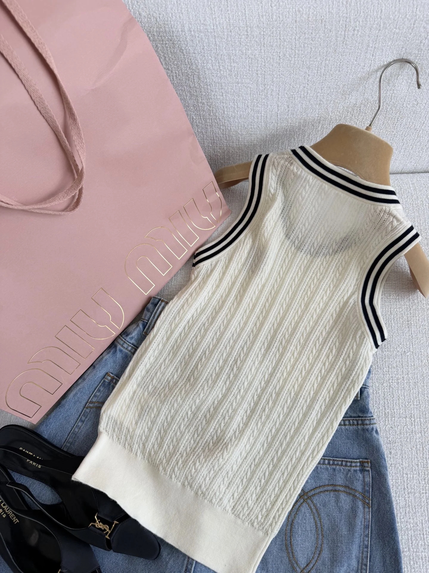 MIU MIU Vests S-L B35202608040195 - Image 8