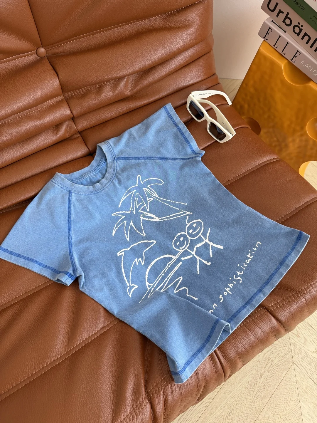 PALM ANGELS T-shirts Cotton S M L A75202608040180 - Image 7