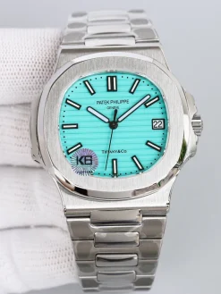 Alternative view of PATEK PHILIPPE Nautilus Automatic 57111A-018 (Tiffany blue Dial) 40mm A400202608050222
