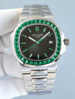 Alternative view of PATEK PHILIPPE Nautilus Automatic 57111A (Black Dial) 40mm A400202608050178