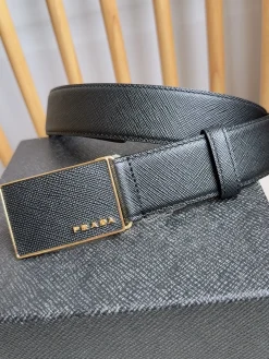 Alternative view of PRADA Belts Saffiano Leather 3.5cm Width A80202608050515
