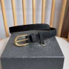 PRADA Belts Suede Leather 2.5cm Width A70202608050520