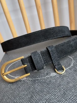 Alternative view of PRADA Belts Suede Leather 2.5cm Width A70202608050520
