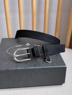 PRADA Belts Suede Leather 2.5cm Width A70202608050521