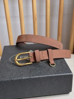 PRADA Belts Suede Leather One Size 2.5cm Width A70202608050518