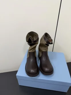 PRADA Boots Calf Leather & Canvas EU35-41 C50202608032724
