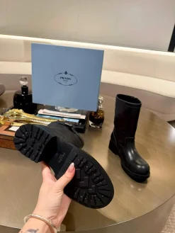 Alternative view of PRADA Boots Calfskin Leather & Fabric EU35-41 C00202608033051