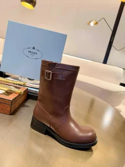 Alternative view of PRADA Boots Leather & Fabric EU35-41 C00202608033053