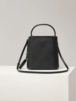 Alternative view of PRADA Bucket Bags Saffiano Leather (Black-Gold) 22X23X13CM G70202608081099