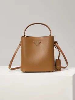 PRADA Bucket Bags Saffiano Leather (Brown) 22X23X13CM G70202608081100
