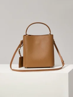 Alternative view of PRADA Bucket Bags Saffiano Leather (Brown) 22X23X13CM G70202608081100