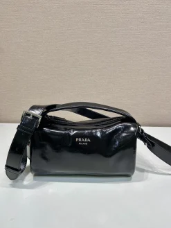 Alternative view of PRADA Bucket Bags Waxed Calfskin (Black) 24x11x11 cm D50202608081178