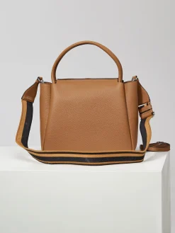 Alternative view of PRADA Casual Bags Deerskin Calfskin (Brown-Black) 32X26X13CM H10202608081034