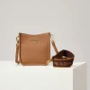 PRADA Casual Bags Leather (Brown-Gold) 19x20x6 CM F60202608080926
