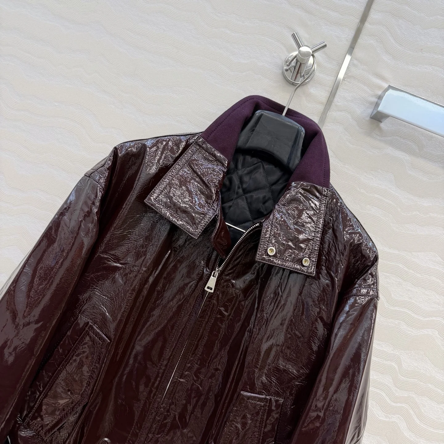 PRADA Coats Lamb Leather S-L H00202608040325 - Image 3