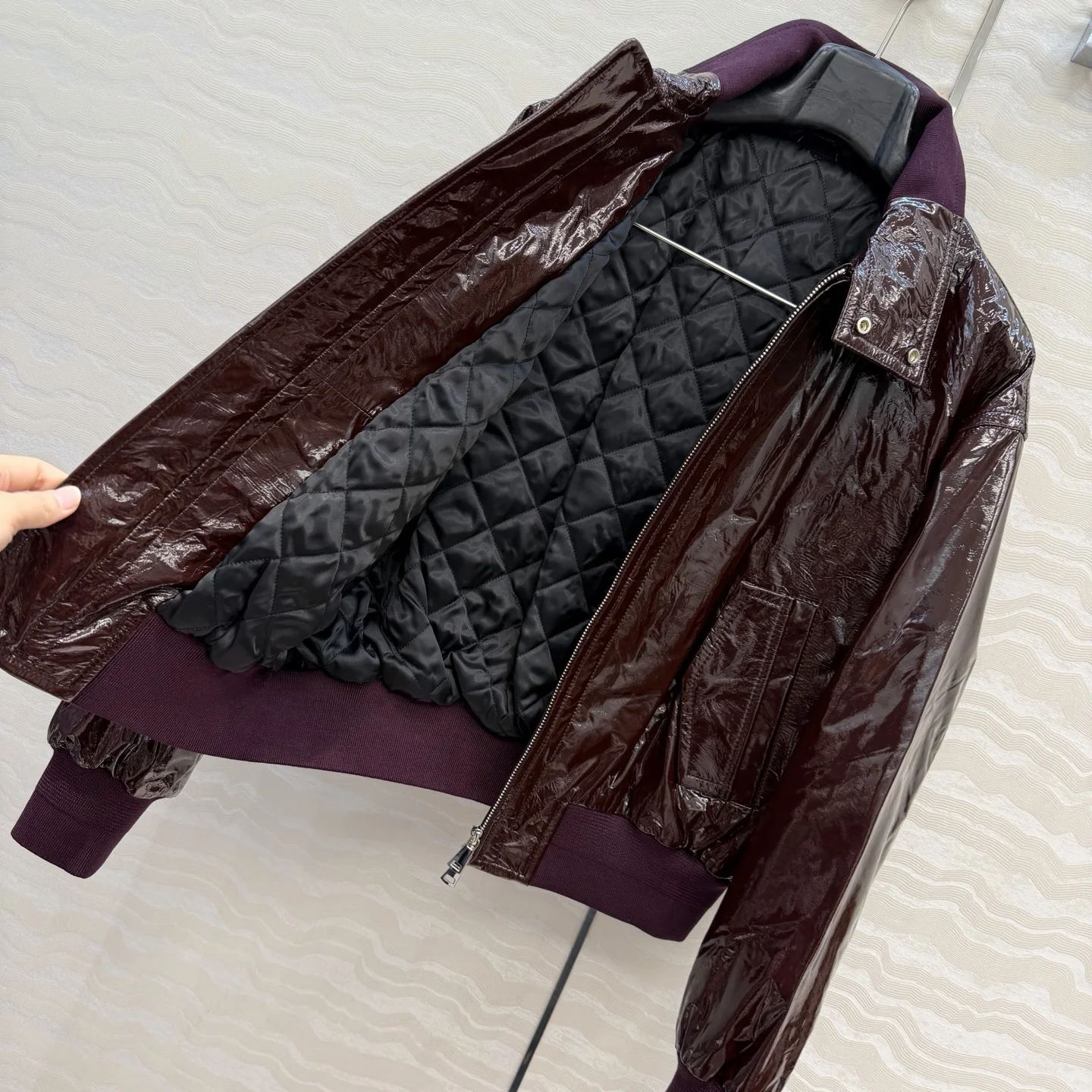 PRADA Coats Lamb Leather S-L H00202608040325 - Image 7