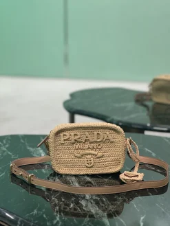 Alternative view of PRADA Crossbody Bags Raffia (Beige-Tan) 20X13X7 CM G10202608081382