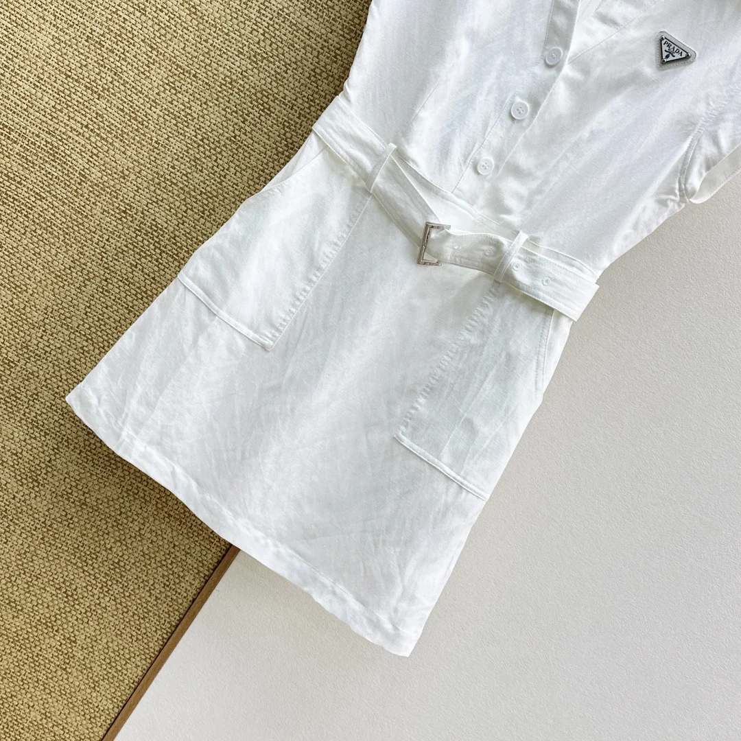 PRADA Dresses Linen S M L C25202608042721 - Image 6