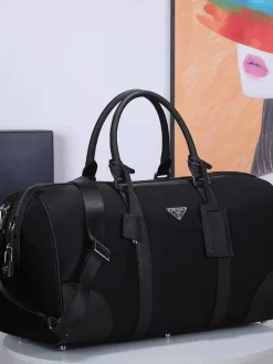 Alternative view of PRADA Duffles Bags Waterproof Fabric (Black) 50X26X26 E40202608081164