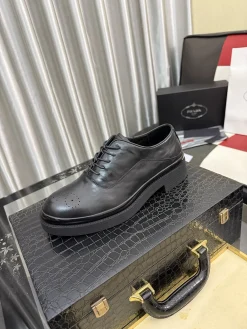 PRADA Formal Shoes Calfskin Leather EU38-44 C20202608032016