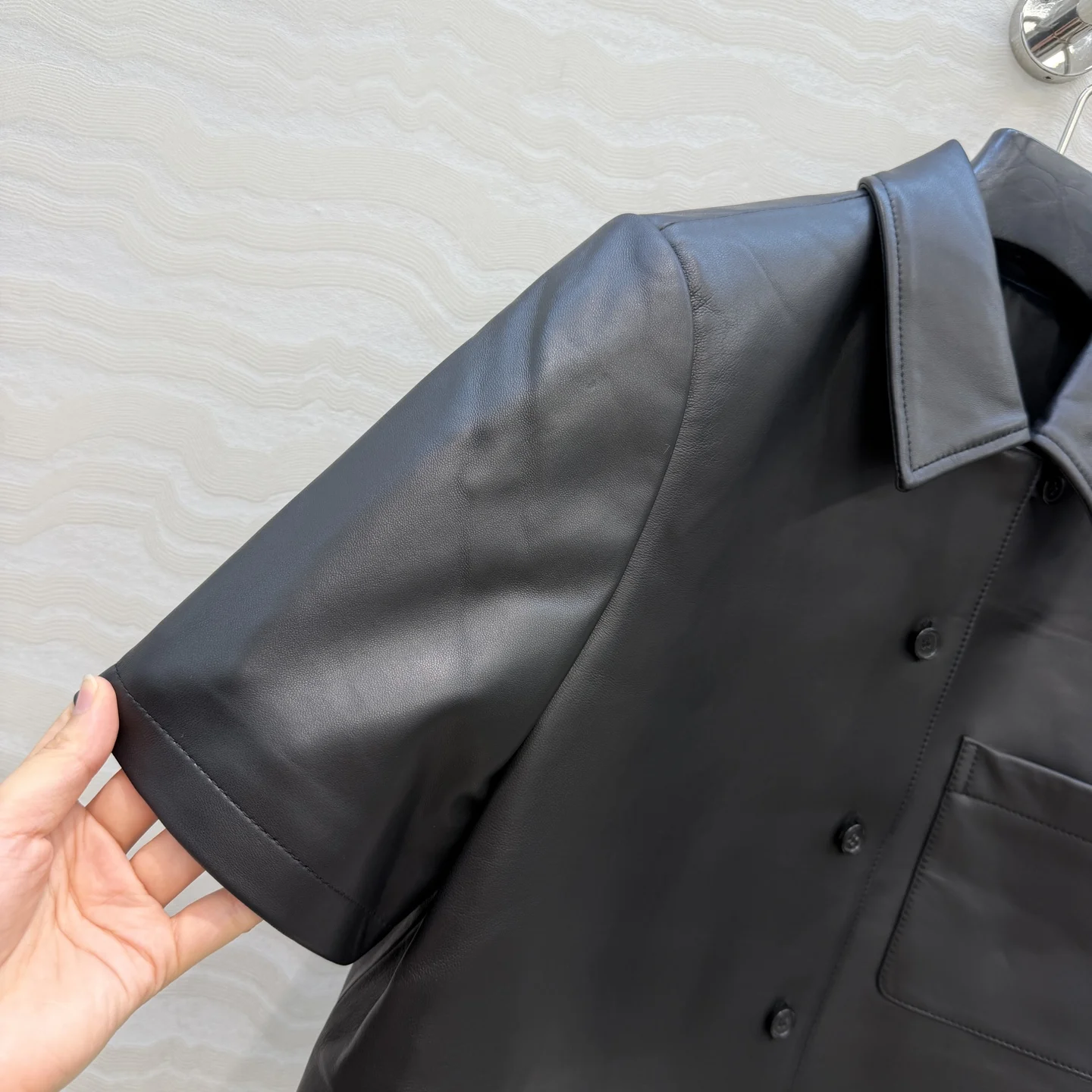 PRADA Jackets Lambskin Leather S-L H40202608041732 - Image 3