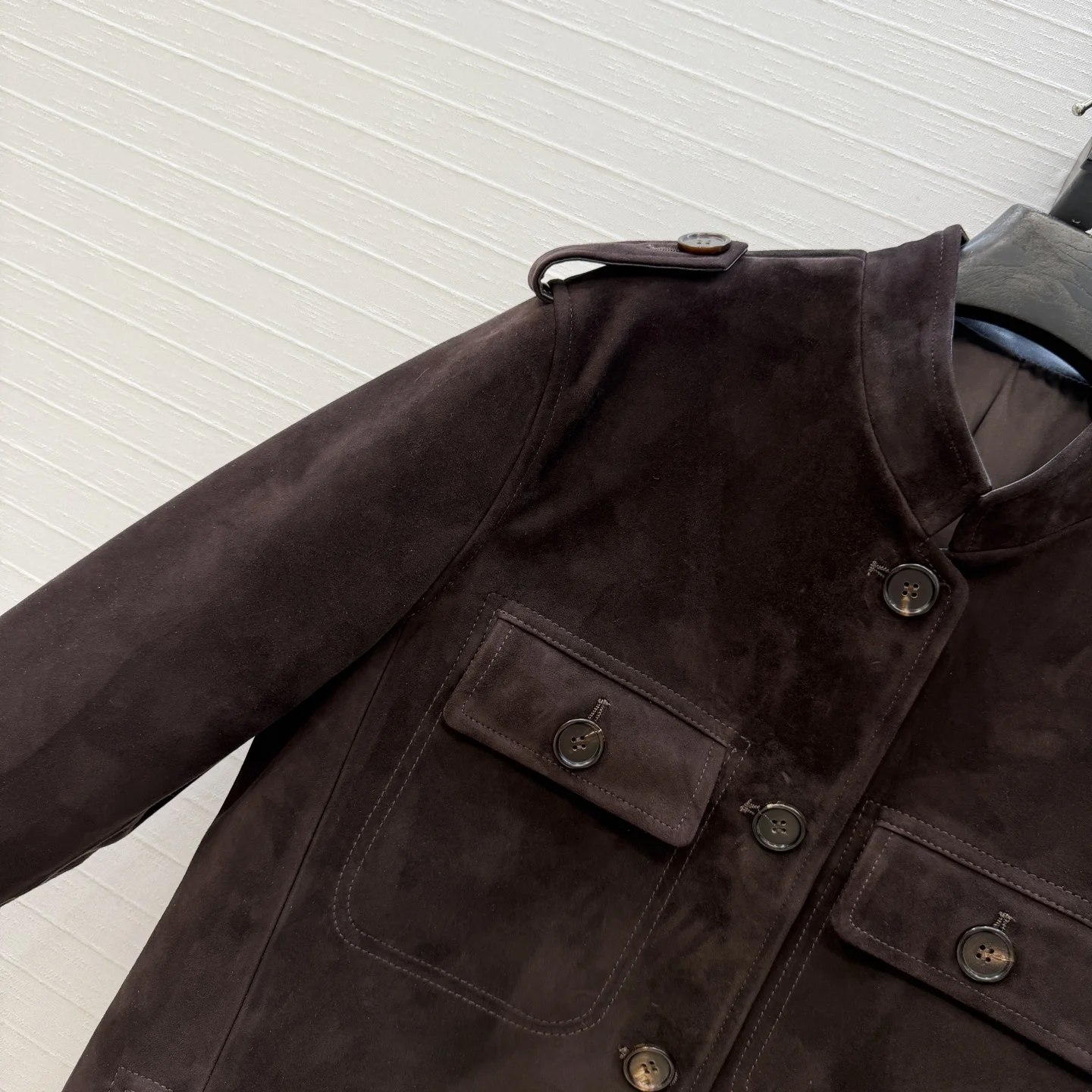 PRADA Jackets Lambskin Suede 38 F4202608041687 - Image 3
