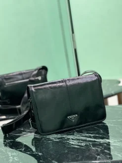 Alternative view of PRADA Messenger Bags Leather (Black) 30X20X11CM F20202608081738