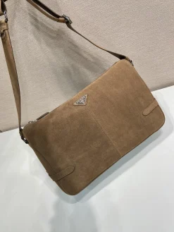 Alternative view of PRADA Messenger Bags Leather (Brown) 35X22X12CM E30202608081019